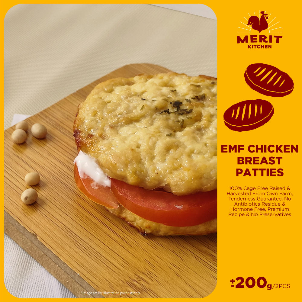 [Healthy Snack] Merit Kitchen EM Fresh Chicken Breast Patties